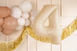 Folie Ballon Tal ''4'',72 cm, Beige