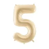 Folie Ballon Tal ''5'', 72 cm, Beige