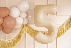 Folie Ballon Tal ''5'', 72 cm, Beige