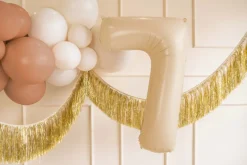 Folie Ballon Tal ''7'', 72 cm, Beige