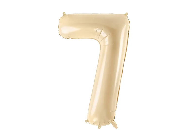 Folie Ballon Tal ''7'', 72 cm, Beige