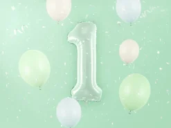 Folie Ballon Tal ''1'', 72 cm, Grøn