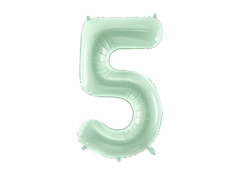 Folie Ballon Tal ''5'', 72 cm, Grøn