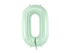 Folie Ballon Tal ''0'', 72 cm, Grøn