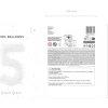 Folie Ballon Tal ''5'', 86 cm, Hvid