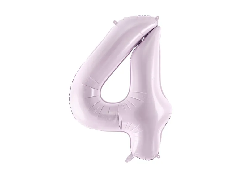 Folie Ballon Tal ''4'', 72 cm, Lilla