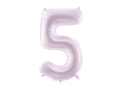 Folie Ballon Tal ''5'', 72 cm, Lilla