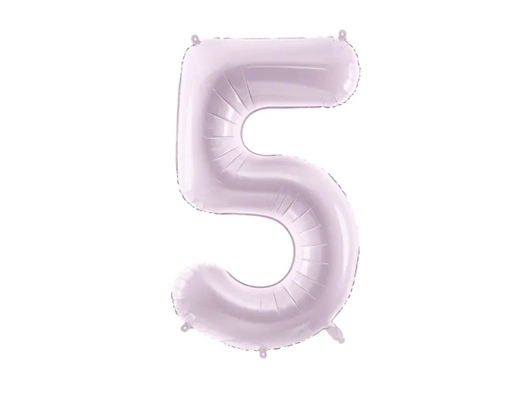 Folie Ballon Tal ''5'', 72 cm, Lilla