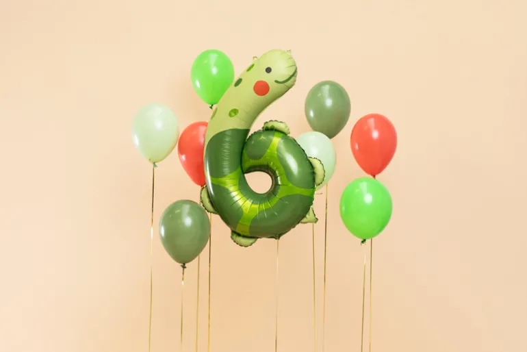 Folie Ballon Tal 6 - Turtle, 75 X 96 cm, Mix