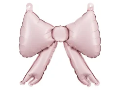 Folie Ballon Til Guirlande Sløjfer, 25.5 X 25 cm, Powder Pink (5 Stk.)