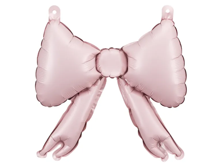 Folie Ballon Til Guirlande Sløjfer, 25.5 X 25 cm, Powder Pink (5 Stk.)