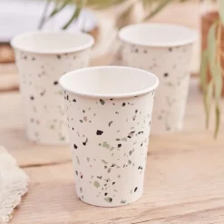 FSC Certificeret Papkrus m/Terrazzo Print, 8 stk.