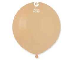 Gemar Jumbo Latexballon 48 cm, Lysebrun