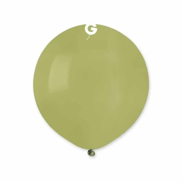 Gemar Jumbo Latexballon 48 cm, Olivengrøn