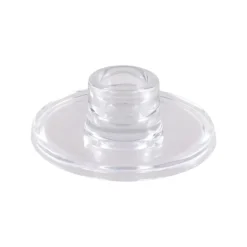 Gennemsigtig Lysestage Rund, 8.9 cm