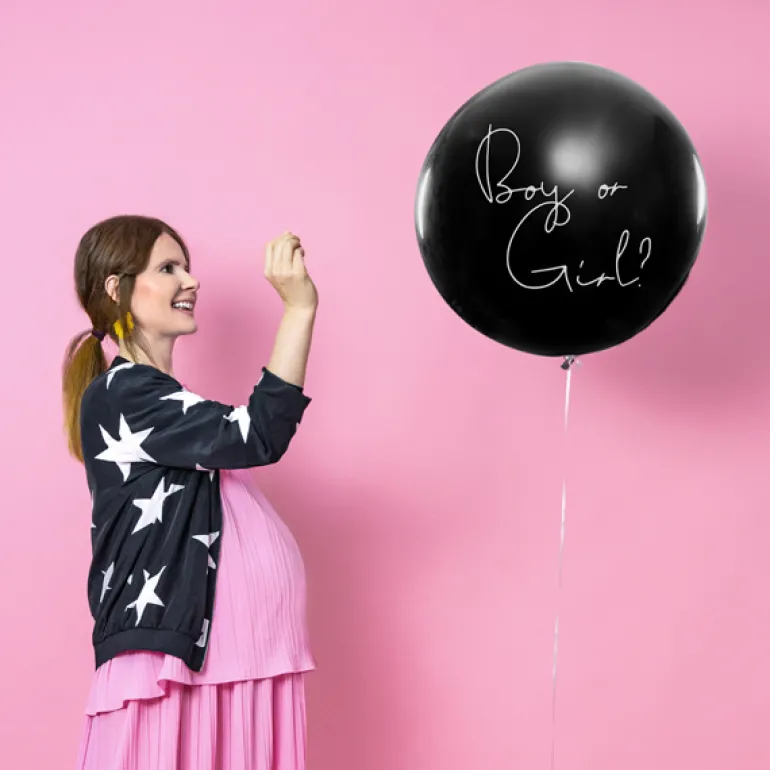 Gigant Ballon, Gender Reveal - Boy or Girl? Dreng