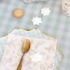 Gingham Tallerkner med Bølgekant, 6 stk.