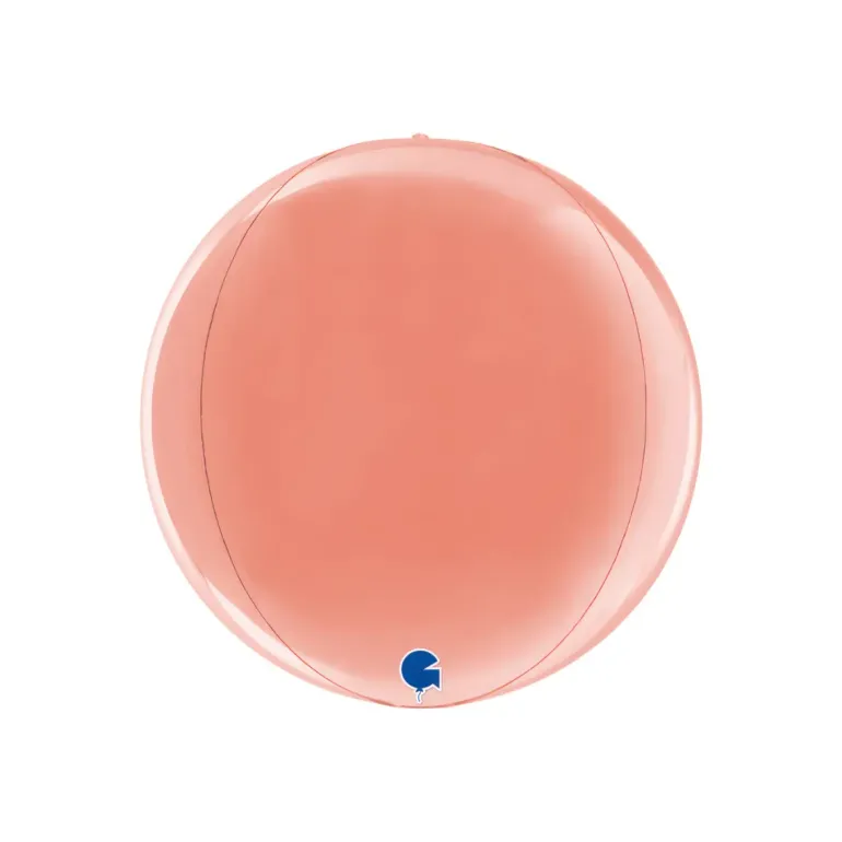 Globeballon Rosegold, 29 cm