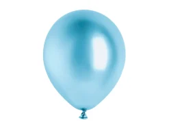 Glossy Balloner 30 cm, Blå: 10 stk