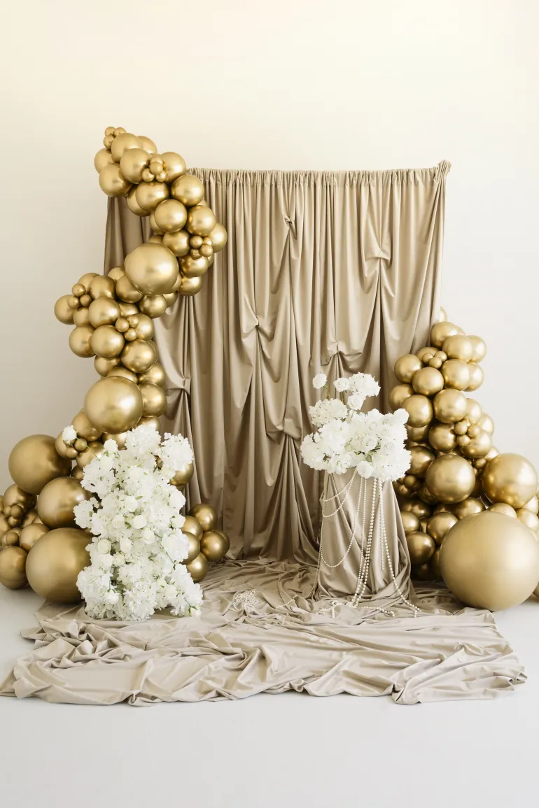 Glossy Balloner 46 cm, Guld: 5 stk