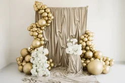Glossy Balloner 46 cm, Guld: 5 stk