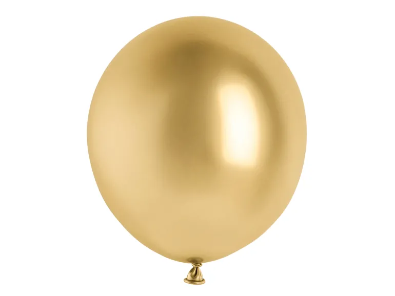 Glossy Balloner 46 cm, Guld: 5 stk
