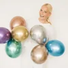 Glossy Balloner 30 cm, Rosegold: 10 stk