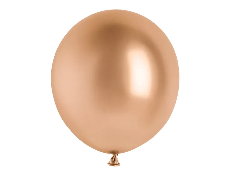 Glossy Balloner 46 cm, Rosegold: 5 stk