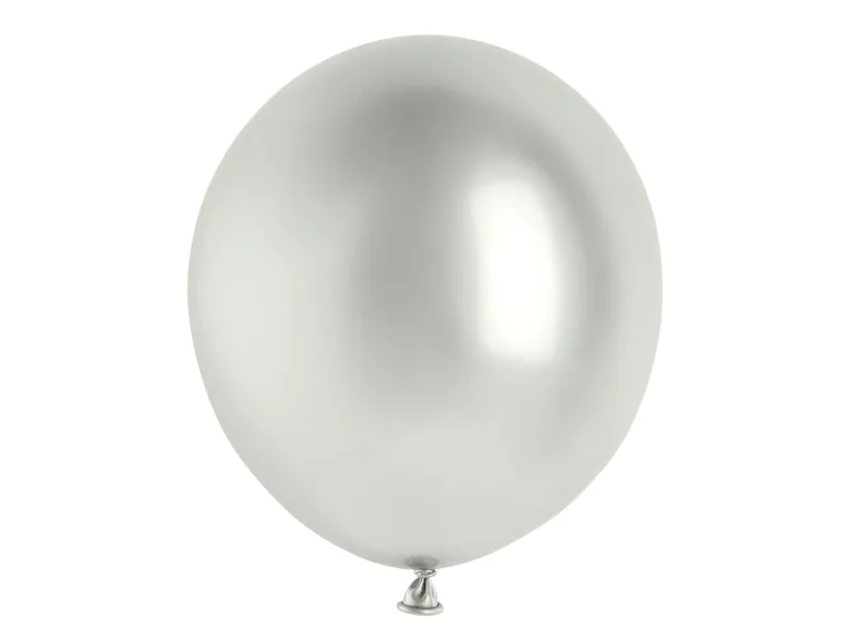 Glossy Balloner 46 cm, Sølv: 5 stk