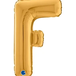 Grabo Guld Bogstav Ballon 66 cm, F