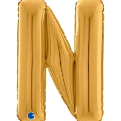 Grabo Guld Bogstav Ballon 66 cm, N