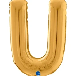 Grabo Guld Bogstav Ballon 66 cm, U