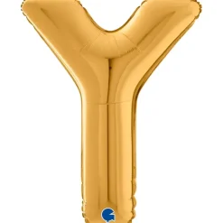 Grabo Guld Bogstav Ballon 66 cm, Y