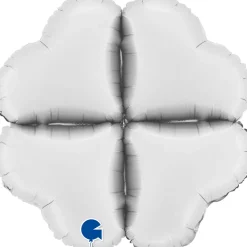 Grabo Hjerte Ballonfod 40 cm, Satin White