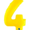 Grabo Jumbo Yellow Shine Tal Folieballon, 4