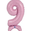 Grabo Lyserødt "9" Tal til Luft, 64 cm
