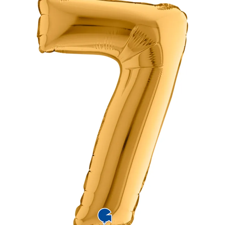 Grabo Mini Guld Tal Folieballon 35 cm, 7