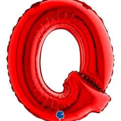 Grabo Mini Rød Bogstav Ballon 35 cm, Q