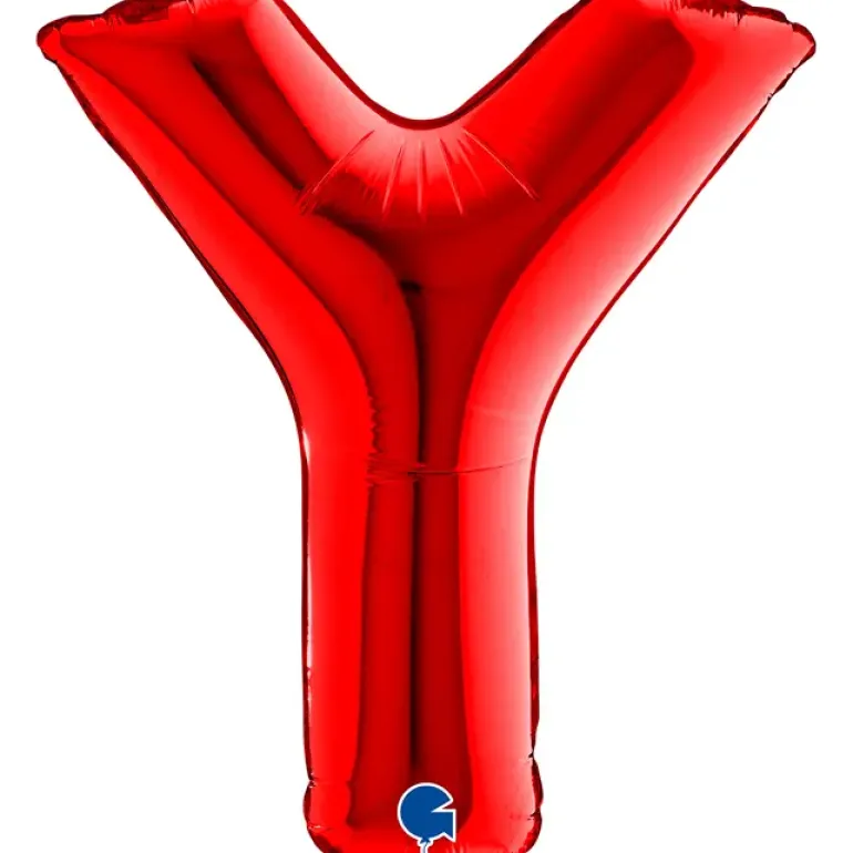 Grabo Mini Rød Bogstav Ballon 35 cm, Y
