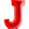 Grabo Mini Rød Bogstav Ballon 35 cm, J