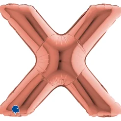 Grabo Mini Rosegold Bogstav 35 cm, X