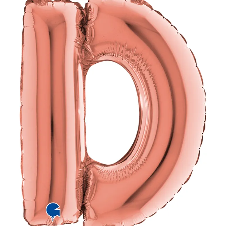 Grabo Mini Rosegold Bogstav 35 cm, D