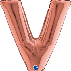 Grabo Mini Rosegold Bogstav 35 cm, V
