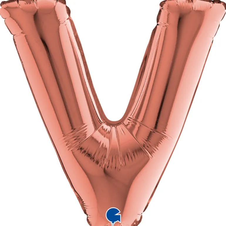 Grabo Mini Rosegold Bogstav 35 cm, V