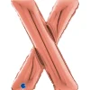 Grabo Rosegold Bogstav Ballon 66 cm, X