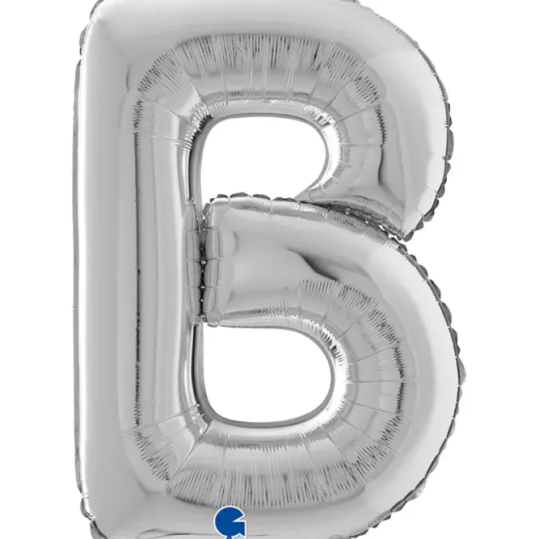 Grabo Sølv Bogstav Ballon 66 cm, B