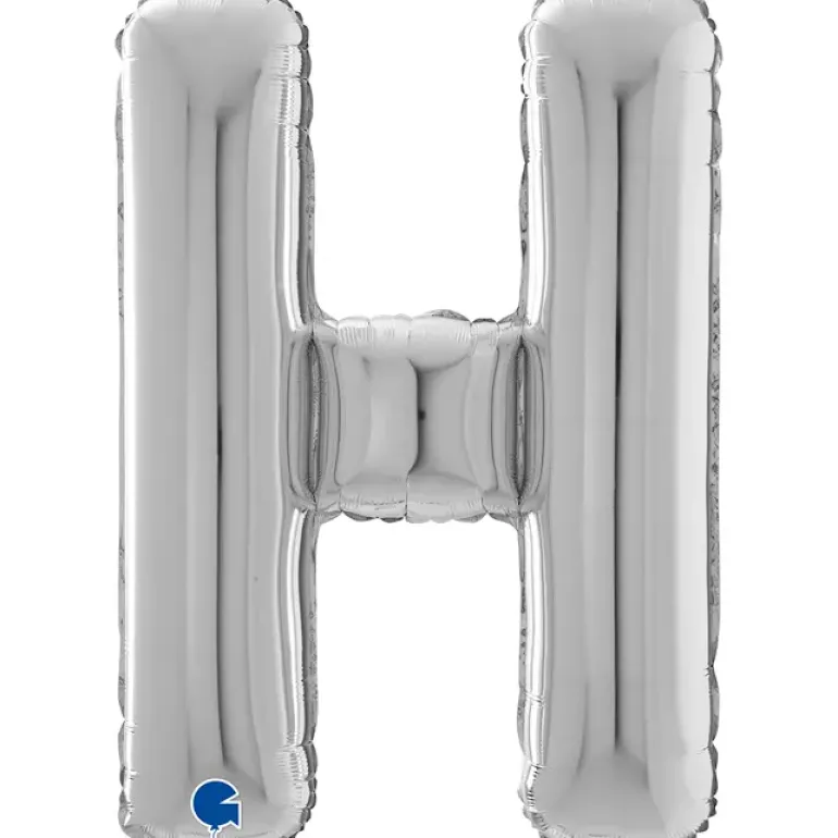 Grabo Sølv Bogstav Ballon 66 cm, H
