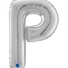 Grabo Sølv Bogstav Ballon 66 cm, P