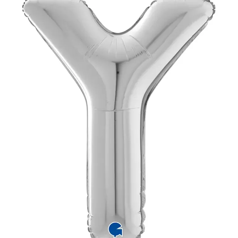 Grabo Sølv Bogstav Ballon 66 cm, Y