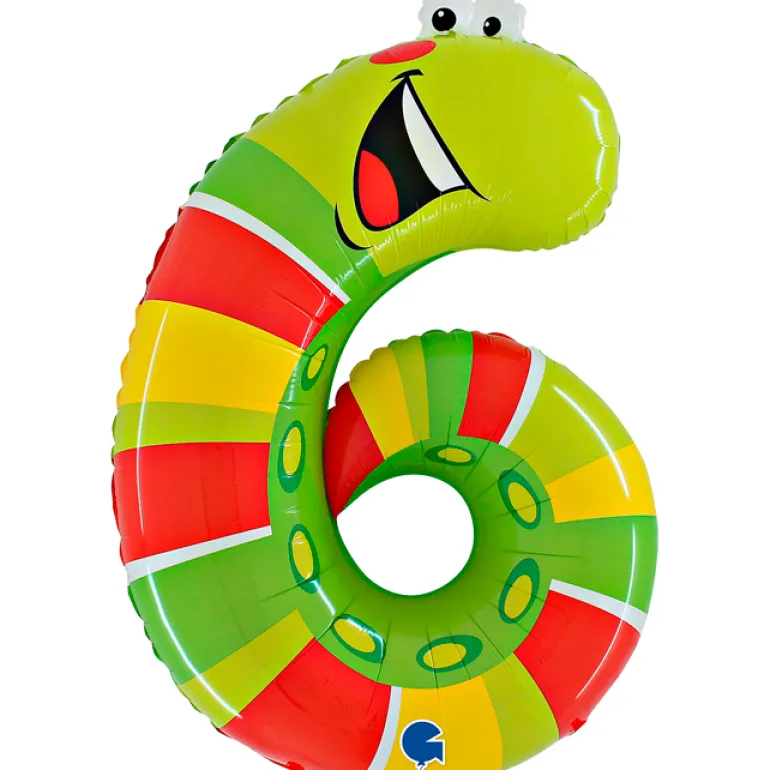 Grabo Stor Animaloons Tal Folieballon, Orm #6